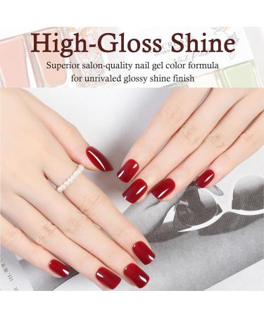 Red Nail Polish Red Nude Gold Sparkles Nail Polish 3-in-1 Set Fast Drying and Long Lasting Red Nail Varnish Glitter Sparkles Gel Nail Polish Gift Set - Buy Online on GoSupps.com