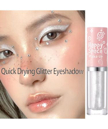 White Diamond Pearl Liquid Glitter Eyeshadow Stick - Long Lasting & Waterproof Sparkly Eye Makeup - Buy Online on GoSupps.com