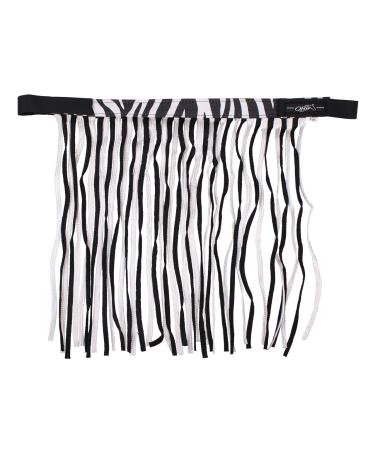 ARBO-INOX - Fly fringe - simple - colored - with or without ears (Extra Full Zebra) Extra Full Zebra