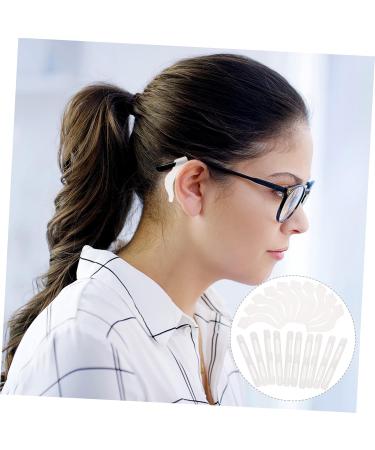 Doitool 40 Pairs Anti-Slip Glasses Ear Pads | Comfortable Glasses Holders & Straps | White Pebble Ear Protectors for Kids & Adults - Buy Online on GoSupps.com