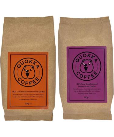Quokka Coffee Quokka instant coffee 10 x 300 g bag 1600 cups smooth medium roast Colombian Arabica gold mix - Buy Online on GoSupps.com