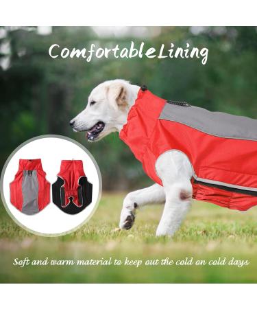 PLUS PO Dog Raincoat - Waterproof Full Raincoat for Small Dogs - Stylish Red & SS Pink Options - Buy Online on GoSupps.com