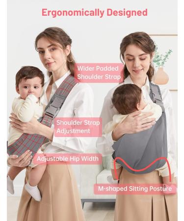 Buy Mumgaroo Baby Carrier - Multifunctional Newborn Carrier for Babies 0-36 Months | Comfort & Convenience in Gray - Buy Online on GoSupps.com
