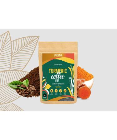 Turmeric Coffee Latte | Instant Golden Milk Elixir Mix Powder | Sugar Free Low Calorie Vegan Keto Friendly Diet Latte | 30 Servings - Buy Online on GoSupps.com
