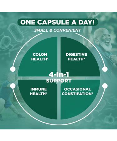 Vital Planet - Vital Flora Men 55+ Daily Probiotic 60 Billion CFU 60 Diverse Strains 7 Organic Prebiotics Immune Support Gas Relief Colon and Digestive Health Probiotics for Men 30 Capsules - Buy Online on GoSupps.com