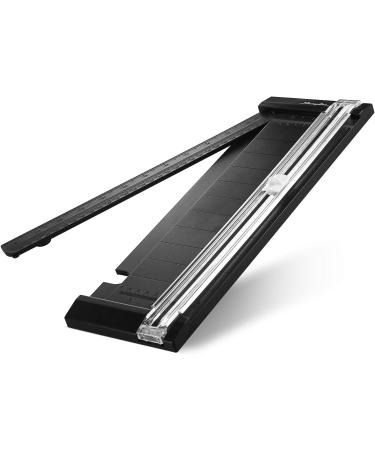 Swingline 12 Inch Titanium Paper Cutter for Scrapbooking - Manual Trimmer with Security Safeguard & Side Ruler - Portable Straight Edge Cutter for Crafts, Photos & Cards - Buy Online on GoSupps.com
