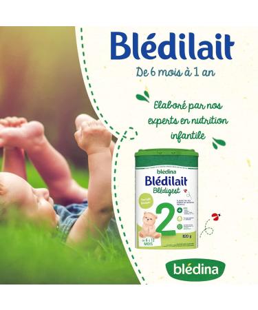 Bl dina Bl dilait Bl digest 2 Milk Powder for Baby 6 to 12 Months Thickened Formula 820 g (Box3) - Buy Online on GoSupps.com