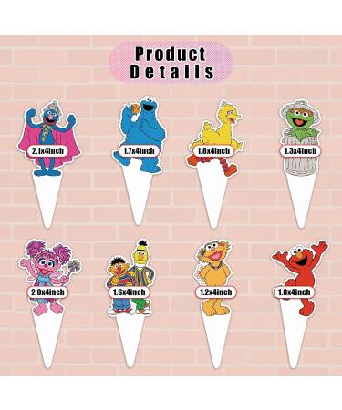 48 Pcs Friends Street Cupcake Toppers for Birthday Decorations Cute Cake Topper Party Decorations - Buy Online on GoSupps.com