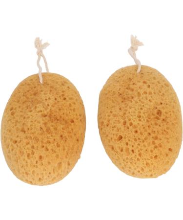 2-Piece Peeling Shower Sponge Set | Gentle Exfoliation for Soft Smooth Skin | Ideal for Sensitive Skin - Buy Online on GoSupps.com