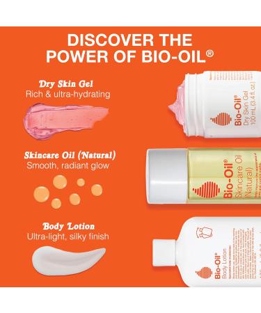 Bio-Oil Natural Skincare Oil Serum Face and Body Moisturizer with Chamomile Rosehip and Lavender Oil for Scars Stretch Marks Sensitive Skin All Skin Types 2 Oz 2 Fl Oz (Pack of 1) - Buy Online on GoSupps.com