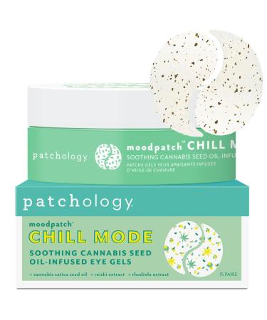 Patchology Chill Mode Under Eye Patches Oil-Infused Gel Masks Ideal for Puffy Eyes Dark Circles & Wrinkles Depuffer Pads for Puffy Eyes Hydration & Refreshing Skin 15 Count