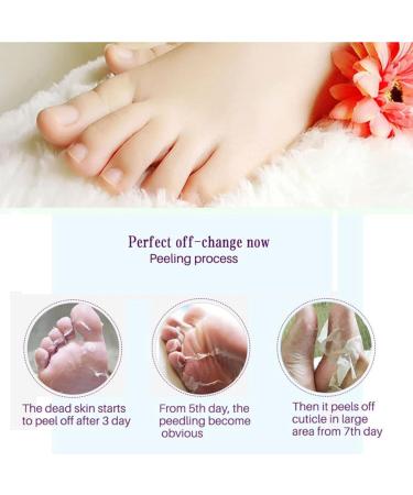 2Pairs Lavender Feet Peeling Socks Foot Moisturiser Socks Foot Masks Remove Hard Skin Callus Remover For Feet Foot Mask For Dry Cracked Feet Exfoliating Foot Peeling Mask For Hard Skin Hand Foot Mask - Buy Online on GoSupps.com