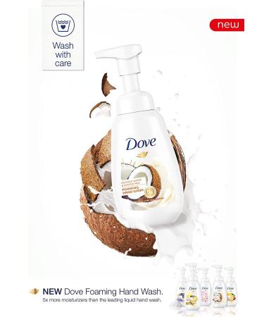 Dove Foaming Hand Wash - Coconut Water & Almond Milk | 6.8 fl oz (200 ml) - Buy Online on GoSupps.com
