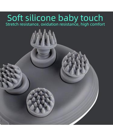Buy Handheld Electric Scalp Massager - White | Relax & Alleviate Headaches | International Shipping - Buy Online on GoSupps.com