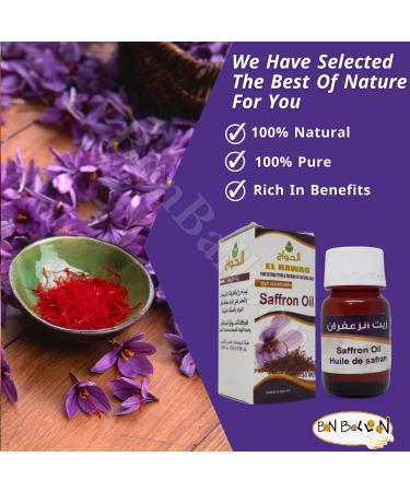 Elhawag Safflower Oil - Pure & Natural Cold Pressed 30ml | Kosher Halal Skin & Body Care - Buy Online on GoSupps.com
