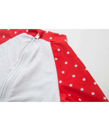 Bonverano Baby Girls UPF 50+ Sunsuit with Sun Cap in Ice | 24-36 Months - Buy Online on GoSupps.com