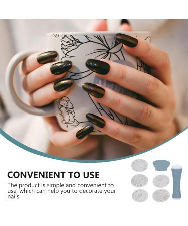 Uonlytech Nail Art Stamp Kit | Christmas Nail Plates & Clear Stampers | Stainless Steel 9x2.6cm | Assorted Colors for Manicure Decor - Buy Online on GoSupps.com