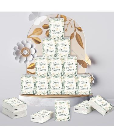 100 Pack Wedding Facial Tissues Love is Sweet Individual Pocket Tissue Travel Tissue Items for Wedding Welcome Bag Stuffers 3 Ply Tissues for Guest Graduation Ceremony 8 Sheets Each 2 x 2.8 Inch - Buy Online on GoSupps.com