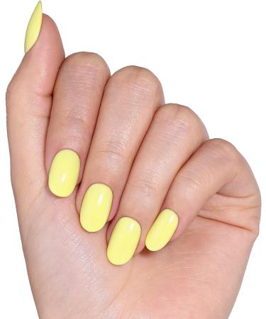 Bluesky Gel Nail Polish SS22: SS2203 Pastel Yellow 10ml | Long Lasting & Chip Resistant | Spring 2022 Collection - Buy Online on GoSupps.com