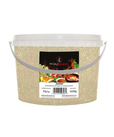 W rzteufel Bosna spices Bosna bratwurst spices from saltburg without additives PE bucket 1600g 16kg