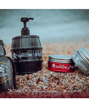 BARBERTIME Hair Styling Aqua Wax | No2 Red Pomade Shine Look | Long Lasting Formula Strong Hold 150 ml - Buy Online on GoSupps.com