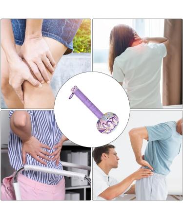 Massage Hammer - Long Purple Massage Tool for Full Body & Legs | Wormwood Therapy | 26cm - Buy Online on GoSupps.com