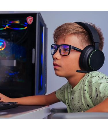 Horus X - Blue Light Filter Glasses for Kids | Anti-Glare Gaming Glasses for Boys & Girls | One Small Light One Small Clear - Buy Online on GoSupps.com