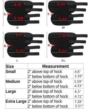 Dog Hock Brace for Rear Legs - Dog Wrap Protects Injuries and Sprains Arthritis Support with (1 Pair) - Buy Online on GoSupps.com