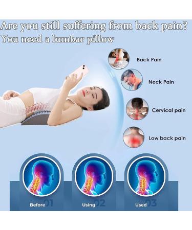 Yeah Boom Neck and Back Support - Lumbar Vertebrae & Back Extensor Stretcher - Massage Pillows for Spine Pain Relief - Pink - Buy Online on GoSupps.com