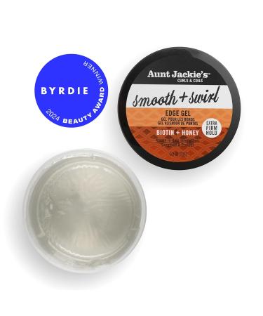 Aunt Jackie's Braid + Twist Collection Smooth + Swirl Edge Gel | Extra Firm Hold | 4oz - International Shipping Available - Buy Online on GoSupps.com