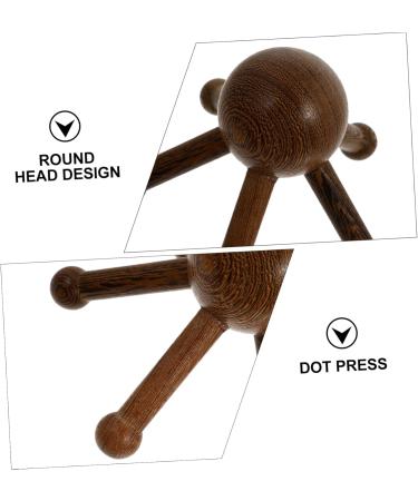 Frcolor 1stk Thai Wood Massager 5 Claw Head & Scalp Massage Device for Relaxation | Best International Shipping - Buy Online on GoSupps.com