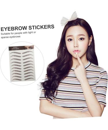 Gogogmee 9 Sheets Waterproof Eyebrow Stickers Eyebrow Stencils Imitation Eyebrow Cosmetic 6d Eyebrow Trimming - Buy Online on GoSupps.com