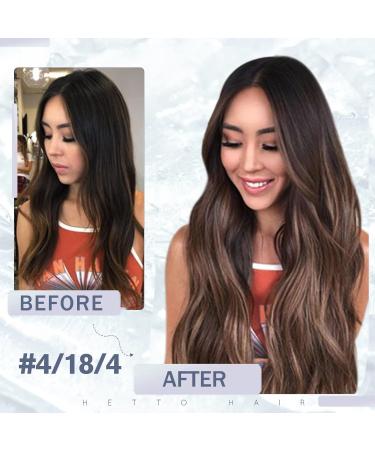 Shop Hetto Microring Extensions - Real Ombre Brown Remy Hair 50cm 50g | Limited Time Discount! - Buy Online on GoSupps.com