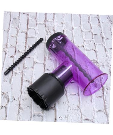 Mikinona Nozzle for Hair Dryer Hair Dryer Nozzle Hair Dryer Connectors Hairdressing Curlers Purple - Buy Online on GoSupps.com