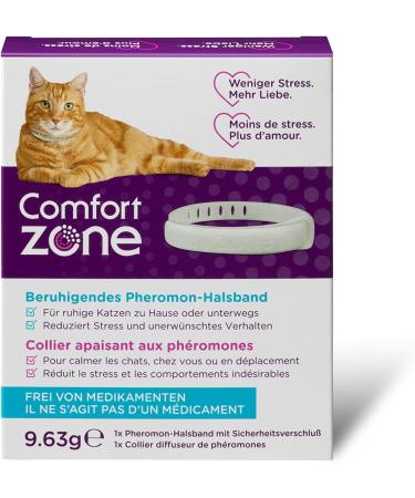 Pheromone Calming Collar for Cats Helps Them Feel Safe and Satisfied Be Calm and Reduce Stress Anxiety and Unwanted Behavior Pack with a Collar Pack with one collar - Buy Online on GoSupps.com