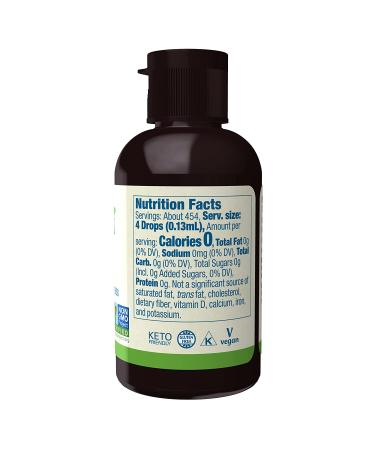 Now Foods Organic Better Stevia Zero-Calorie Liquid Sweetener - 2 fl oz (60 ml) | Natural Sugar Substitute - Buy Online on GoSupps.com