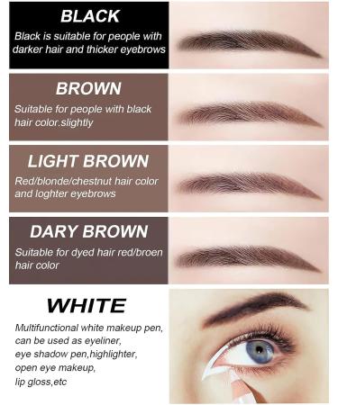 Zevni SUMEITANG 12 PCS Light Brown Eyeliner Pencil Set - Waterproof Gel Eye Liner for Statement Eye Look - Buy Online on GoSupps.com