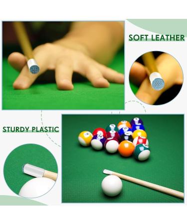 Lewtemi 100 Pcs Billiard Cue Tips - 9mm/10mm/12mm/13mm Pool Stick Tips Replacement - Buy Online on GoSupps.com