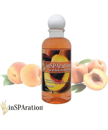 inSPAration Peach Aromatherapy Spa Liquid - 9oz - Buy Online on GoSupps.com