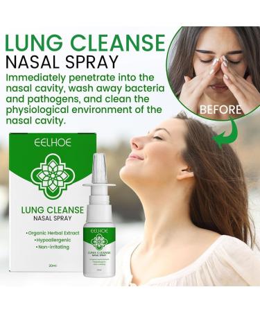 KYOSK Onnature Organic Herbal Lung Cleanse 20ml Herbal Spray Cleansing Lung Nasal Spray Lung Spray Organic Herbal Lung Cleanse & Repair Nasal Spray Pro (3pcs) - Buy Online on GoSupps.com