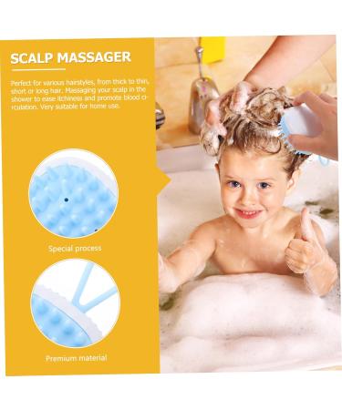 Minkissy 12-Piece Shampoo & Bathing Brush Set - Anti-Itching Shower Brushes for Adults & Kids Body Cleaning & Baby Shampoo Brush - Buy Online on GoSupps.com