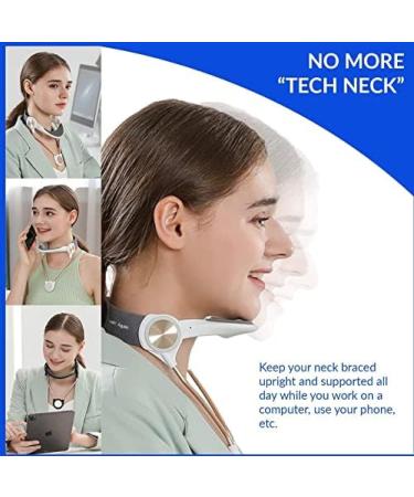 Neck Support Neck Relaxer Neck Brace for Women and Men Neck Posture Corrector for Neck Curve Restorer - Buy Online on GoSupps.com