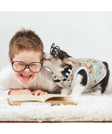 10 Piece Cute Puppy Shirts for Small Dogs and Cats - Breathable Cartoon Print Dog Clothes Sweatshirt (Medium) - Buy Online on GoSupps.com