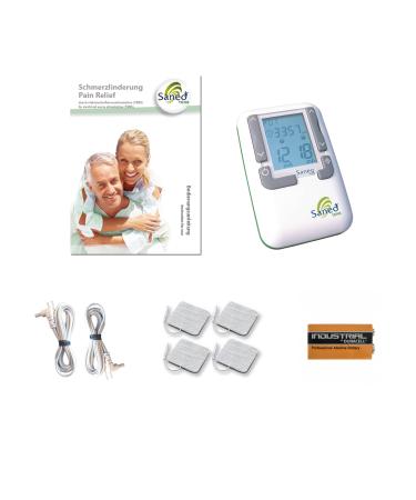 Sanotens pain relief electrical tens nerve stimulator for pain relief on the entire bodyGerman brand quality |Medical product |Tens device stimulus current device therapy device with TENS electrostimulation (pain relief)