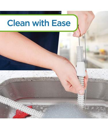 Care Touch CPAP Tube Cleaning Brush - 7 Feet Flexible Stainless Steel with Handy 7 Inches Brush - Fits Standard 22mm Diameter Tubing - Buy Online on GoSupps.com