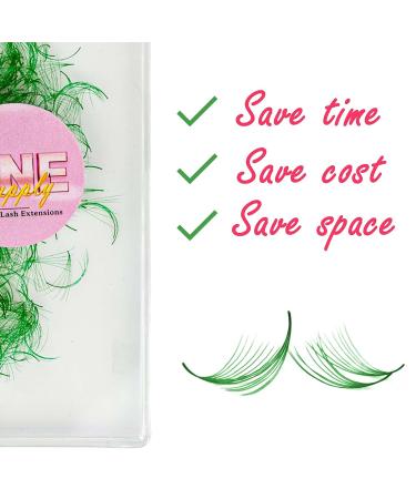 VNE 500 Fans Colorful Premade Volume Lash Extensions | Red 6D | 15mm D Curl | Single Color Box - Buy Online on GoSupps.com