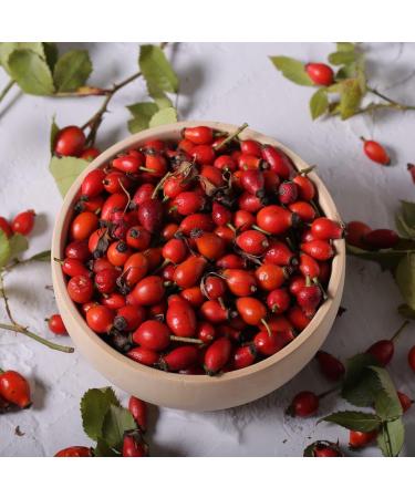 Rose Hip Dried 1000g - Natural Whole Rose Hips for Jam & Tea | Ideal for Pets | Achterhof 1 kg Pack - Buy Online on GoSupps.com