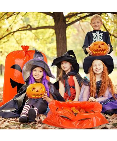 Halloween Pumpkin Leaf Bags - 6PCS Large Fall Trash Bags for Outdoor Yard Decorations - Buy Online on GoSupps.com