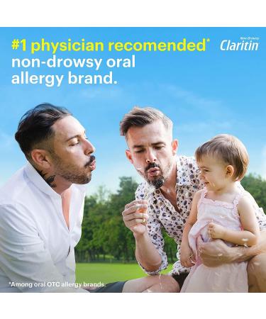 Claritin 24hr Non-Drowsy Allergy Medicine - Loratadine Antihistamine Liqui-Gels - 100 Total Liqui-Gels - Buy Online on GoSupps.com