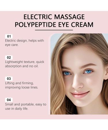  Rubu22a Electric Eye Massage Cream for Dark Circles Firms and Smoothes Fine Lines Refreshes Tired Eyes with Gentle Vibration Anti-Wrinkle Firms & Moisturizes (1) - Buy Online on GoSupps.com